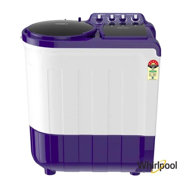 Whirlpool 8.0 Kg ACE 8.0 Super Soak (Coral Purple)-N 5 Star, Supersoak Technology Semi Automatic Top Loading Washing Machine 
