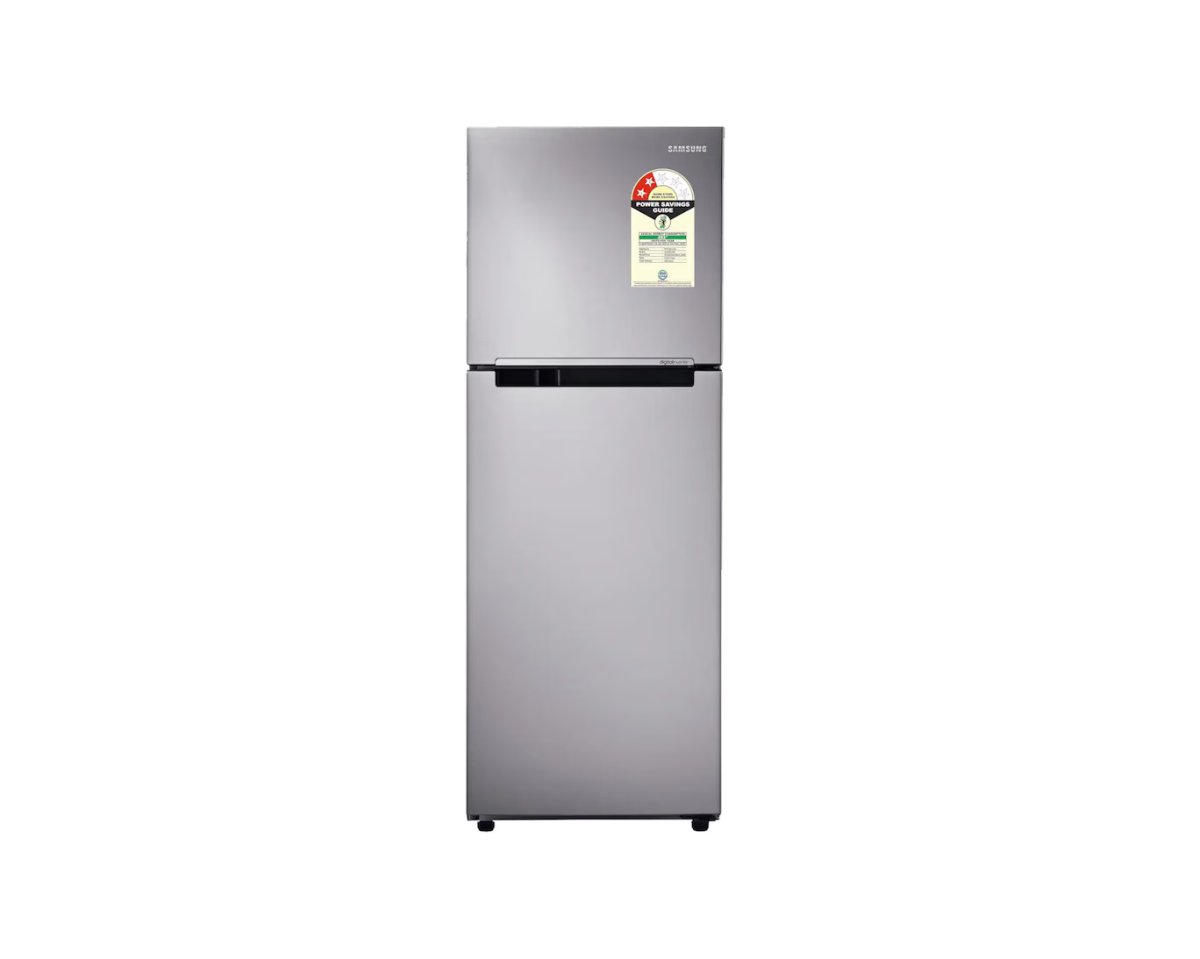 Samsung Elegant Inox 236L Double Door Fridge - Sleek Design with All-Around Cooling