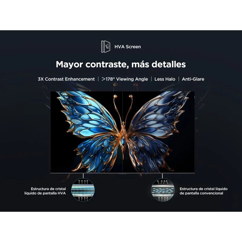 TCL 55P6K 4K Ultra HD Google TV | 55-inch (139 cm) Smart Display | Midnight Black - Image 4