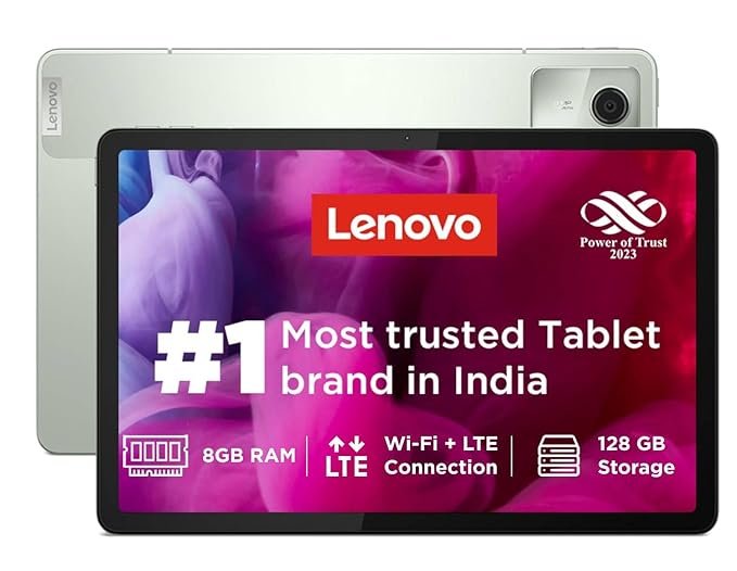 Lenovo Tab Plus (11.5-inch) | 8GB RAM, 128GB Storage | Luna Grey (ZADX0098IN)